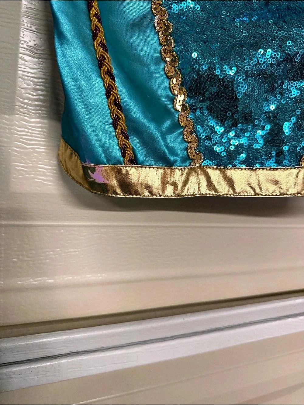 Jasmine Disney Girls 7/8 Blue & Gold Costume